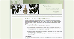 Desktop Screenshot of mentorcappartners.com